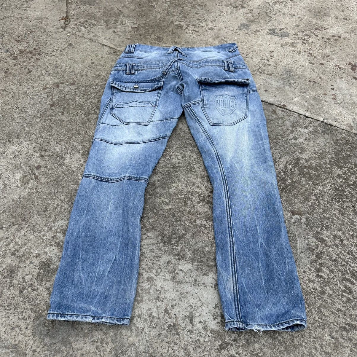 Issey Miyake × Japanese Brand × Y/Project Vintage Japanese Style 883 Police Jeans Crazy Fit Grunge 00s Size US 30 / EU 46 - 2 Thumbnail