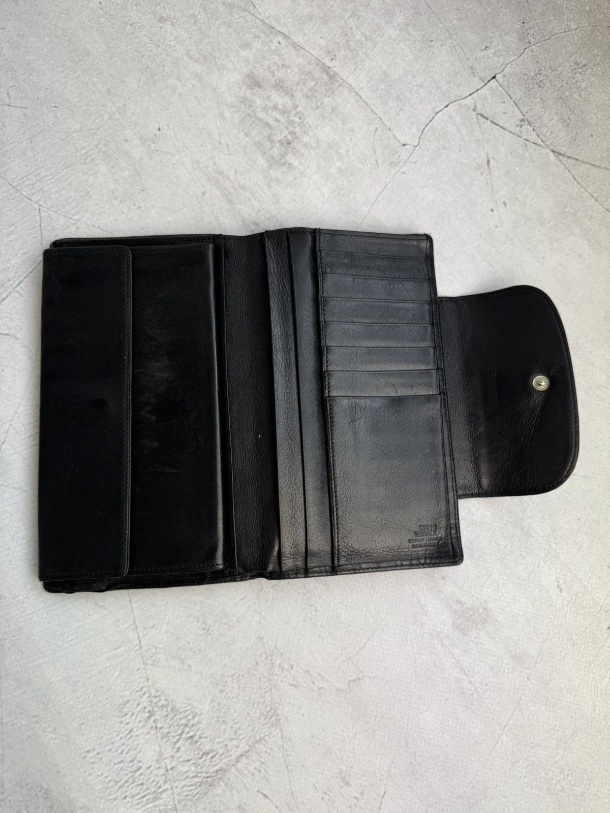 Versace Gianni Versace Vintage Black Leather Wallet Size ONE SIZE - 4 Thumbnail