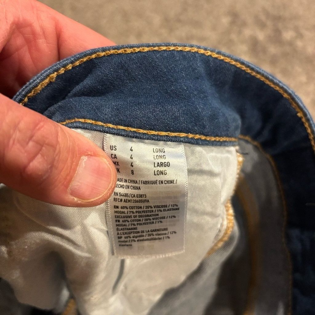 American Eagle Outfitters Women's American Eagle Jegging Jeans Size 27" / US 4 / IT 40 - 7 Thumbnail