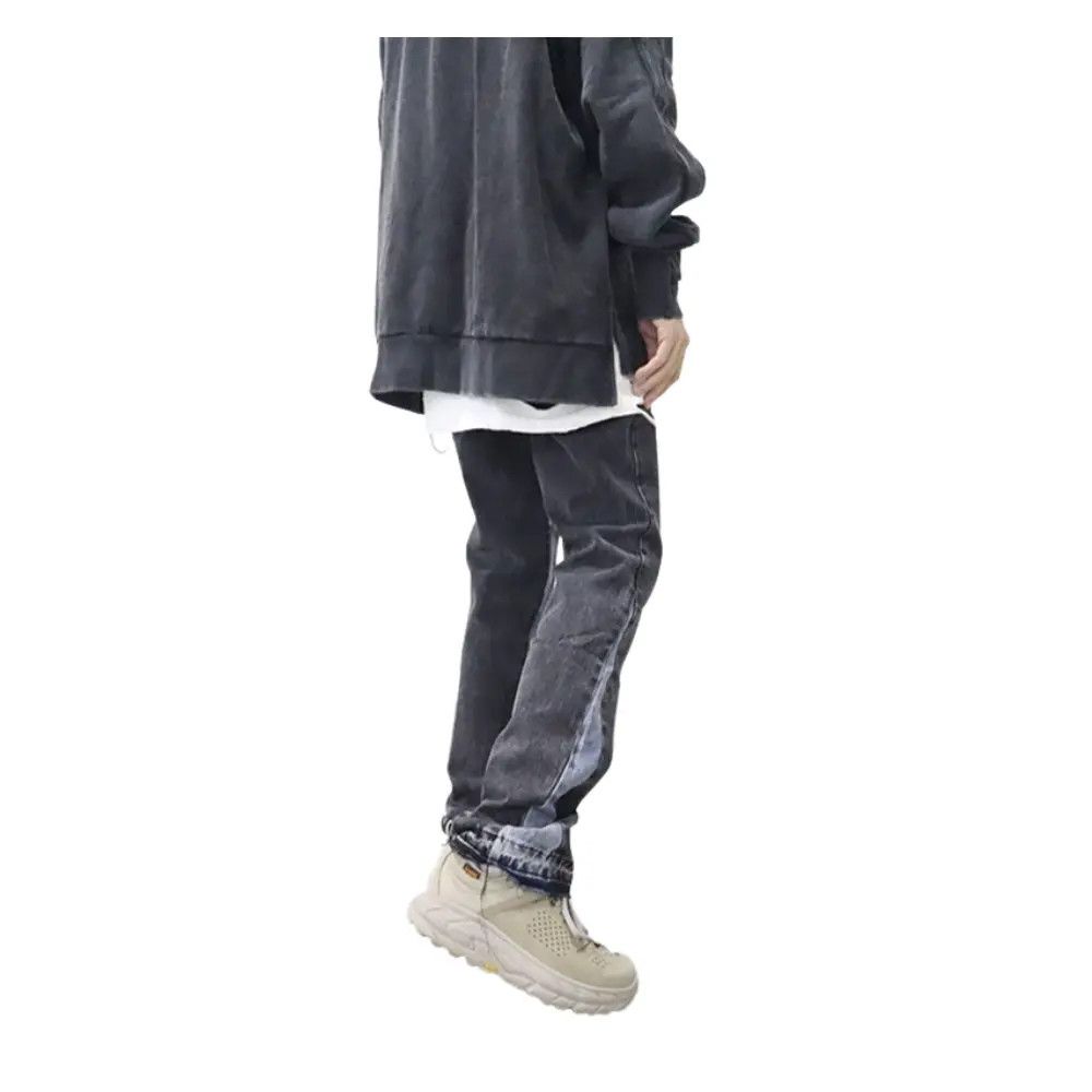 Japanese Brand × Jean Gray Stacked Denim Jeans Size US 34 / EU 50 - 5 Thumbnail