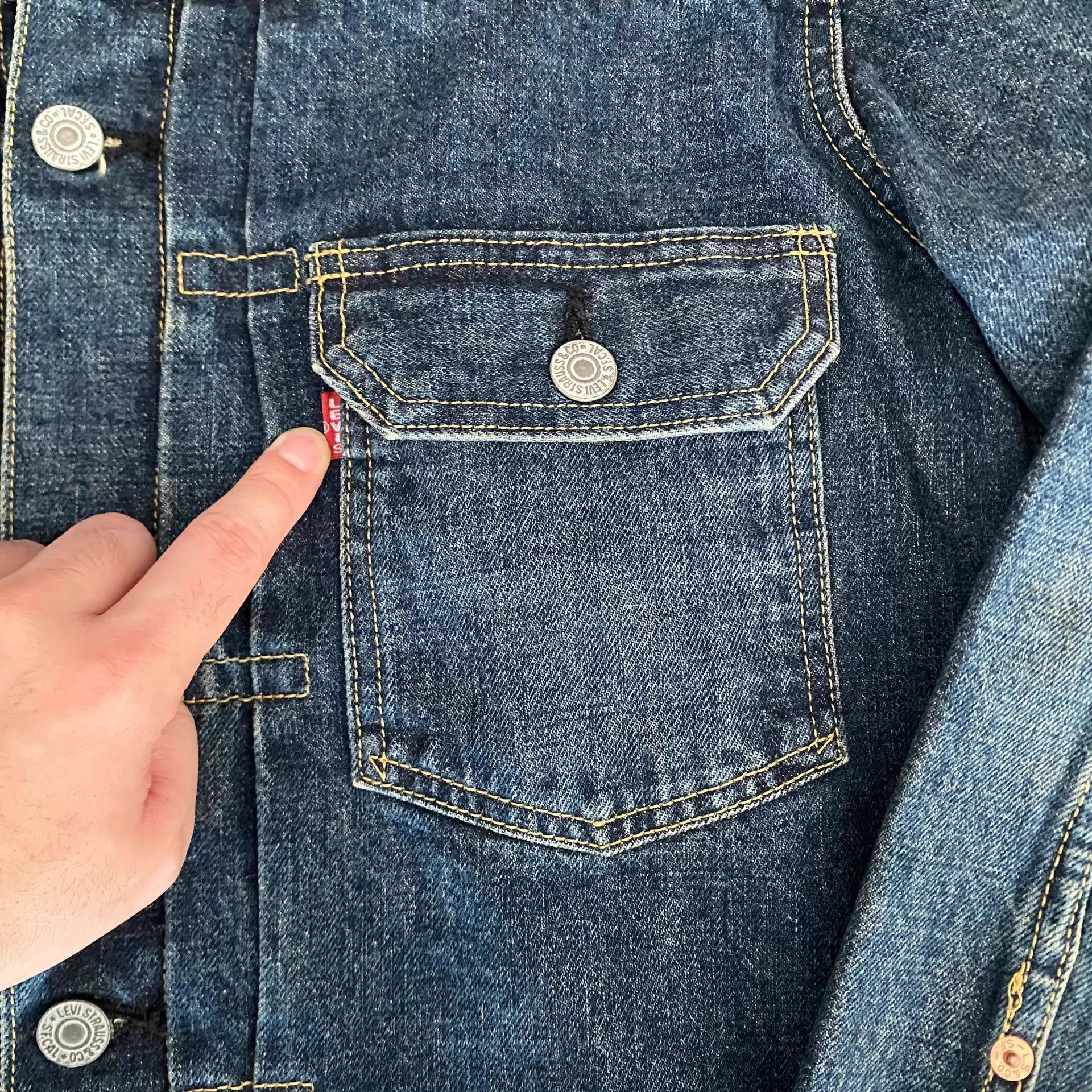 Levi's Levi's LVC 507 Type 2 J22 98' Washed Denim Jacket 38 Size US S / EU 44-46 / 1 - 4 Thumbnail
