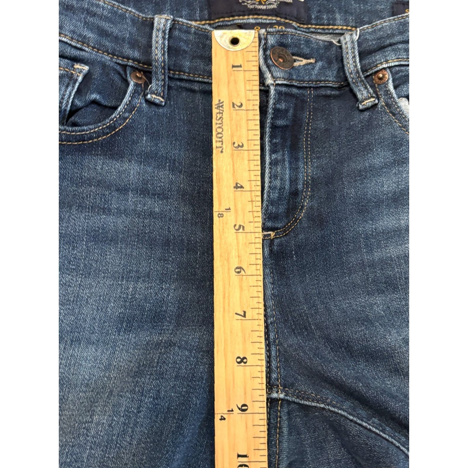 Lucky Brand Lucky Brand Jeans Womens 8/29 Stella Skinny Medium Wash Blue Denim Stretch Size 30" / US 8 / IT 44 - 5 Thumbnail