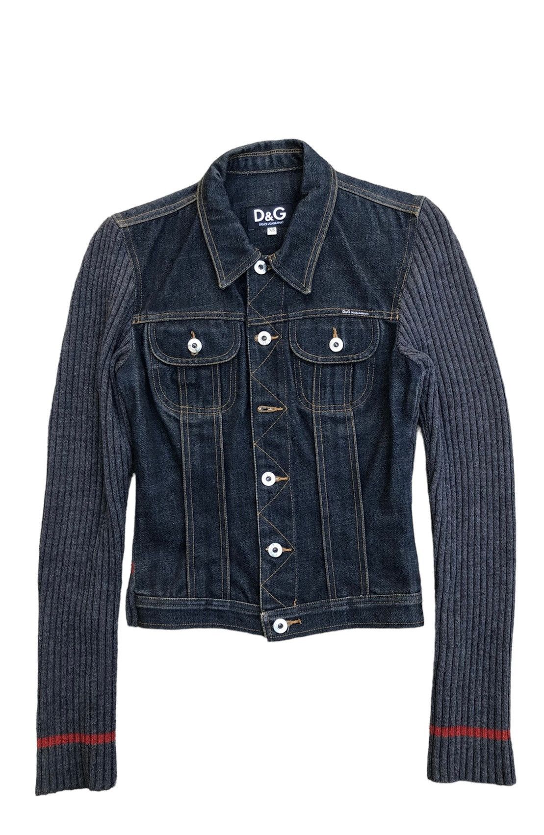 Dolce & Gabbana Dolce & Gabbana Hybrid Denim Jacket Size US XS / EU 42 / 0 - 1 Thumbnail