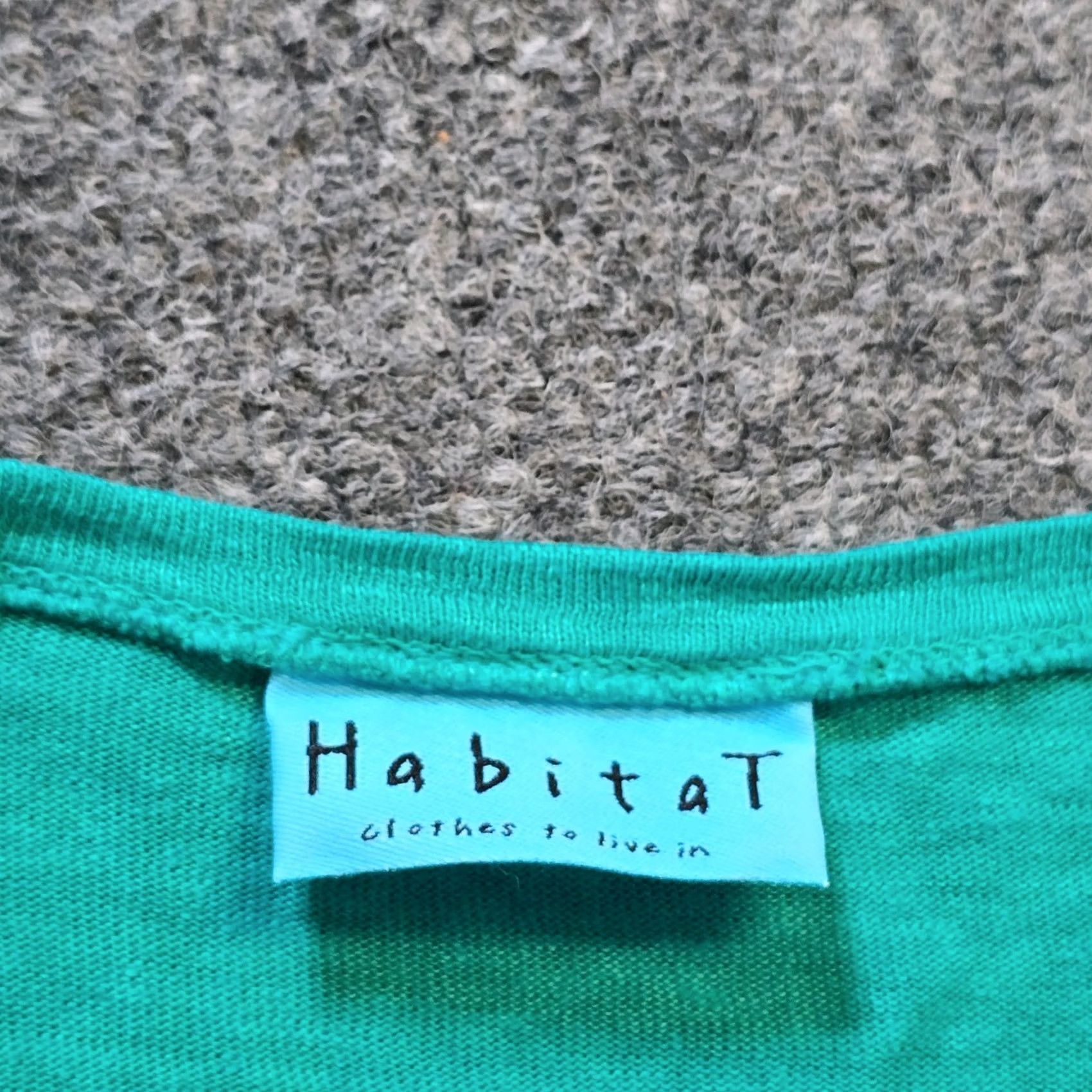 Habitat Habitat Top Womens Size Medium Green Linen Knit 3/4 Sleeve Casual Basic Minimal Shirt Womens Medium Green Linen Knit 3/4 Sleeve Casual Basic Minimal Size M / US 6-8 / IT 42-44 - 3 Thumbnail