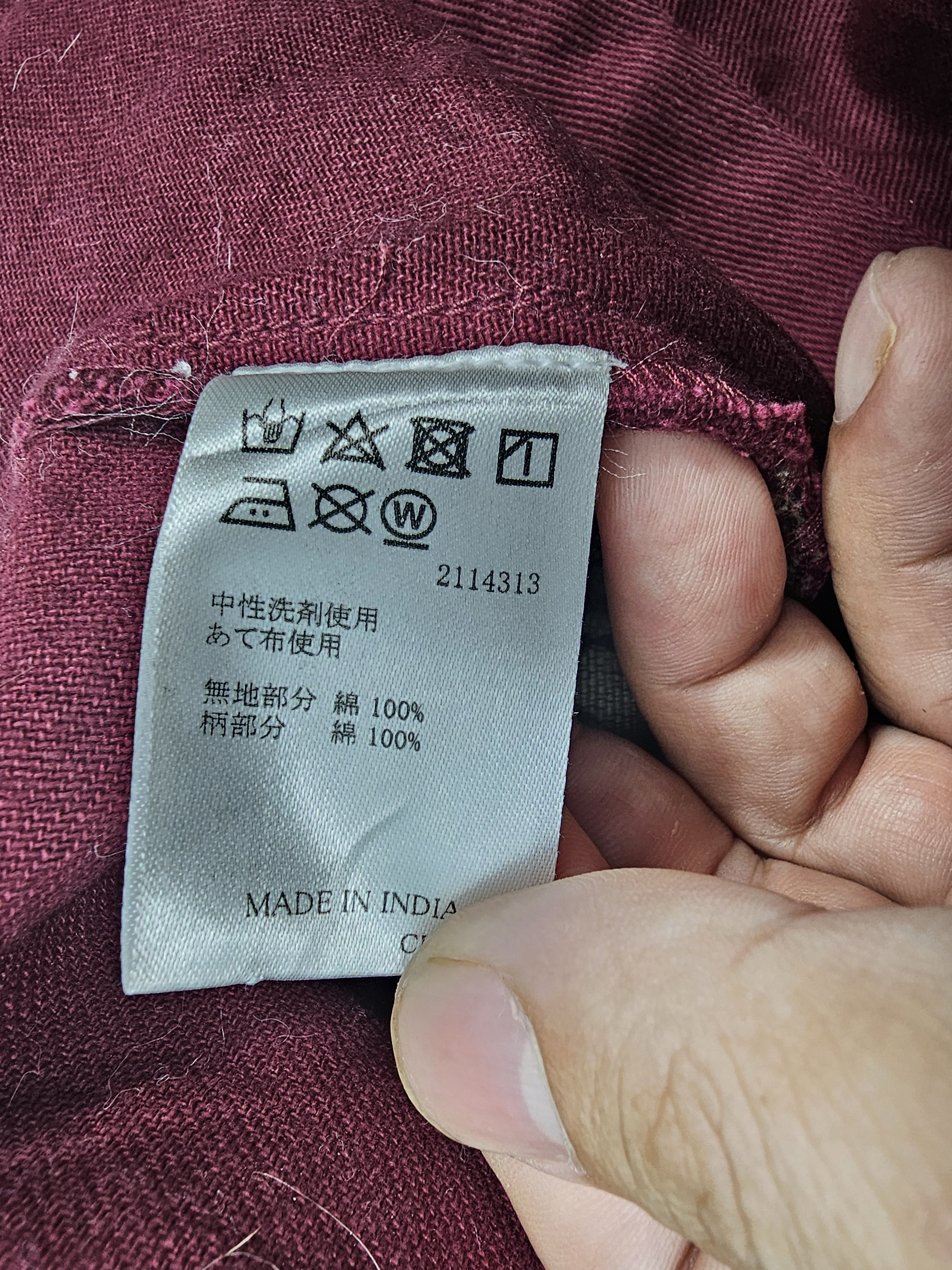 Japanese Brand AMINA Multi Pockets Cargo Baggy Polkadot Cropped Pant JB0261 Size US 33 - 14 Thumbnail