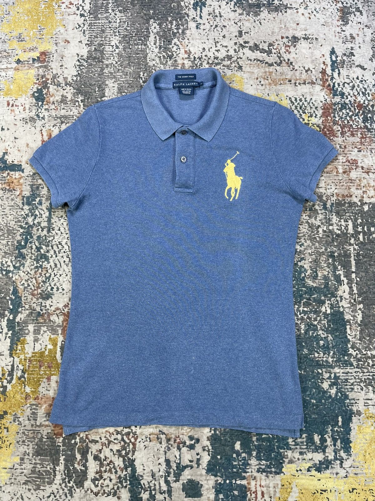 Polo Ralph Lauren Vtg Polo Ralph Lauren The Skinny Polo Shirt Size L / US 10 / IT 46 - 1 Thumbnail