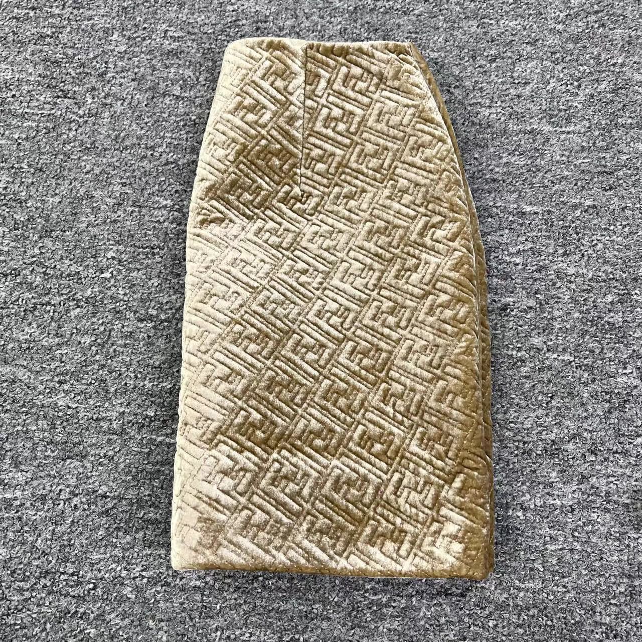 Fendi Fendi FF Embossed Logo Velvet Mini Skirt K12 Size 27" / US 4 / IT 40 - 1 Thumbnail