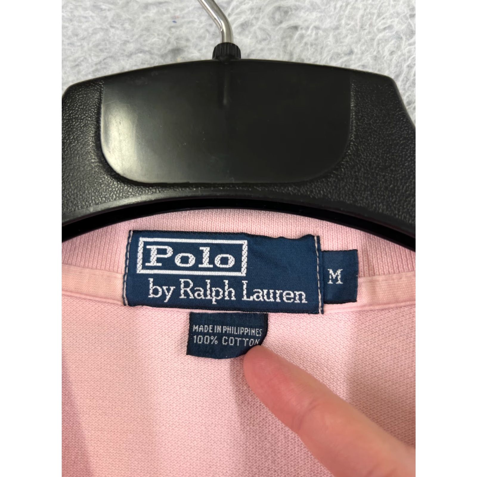 Ralph Lauren VINTAGE Ralph Lauren Polo Shirt Men M Pink Golf Embroidered Pony STains Size US M / EU 48-50 / 2 - 7 Thumbnail