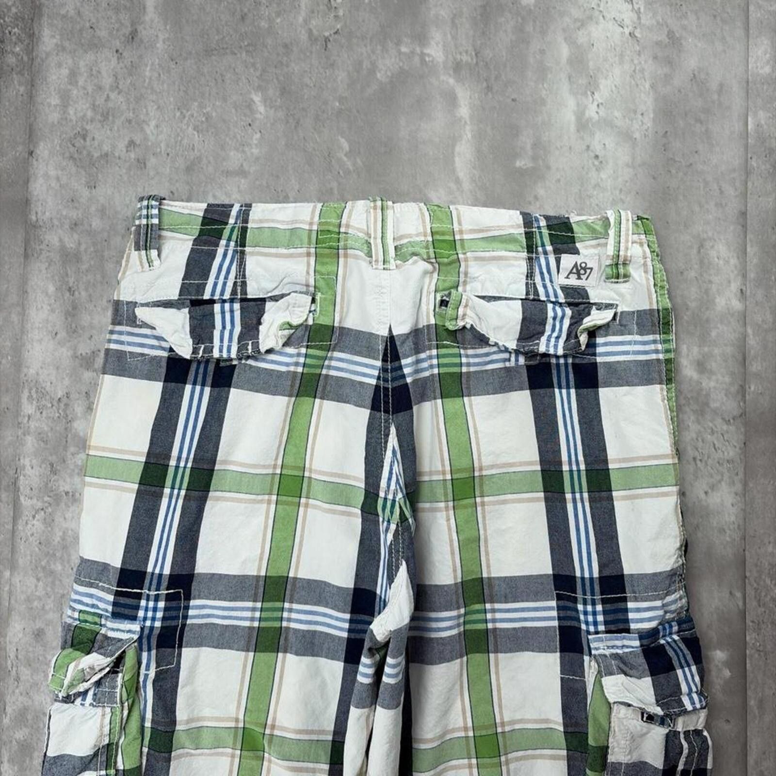 Aeropostale Y2K Aeropostale Grunge Baggy Plaid Skater Surf Cargo Shorts Size US 34 / EU 50 - 3 Thumbnail