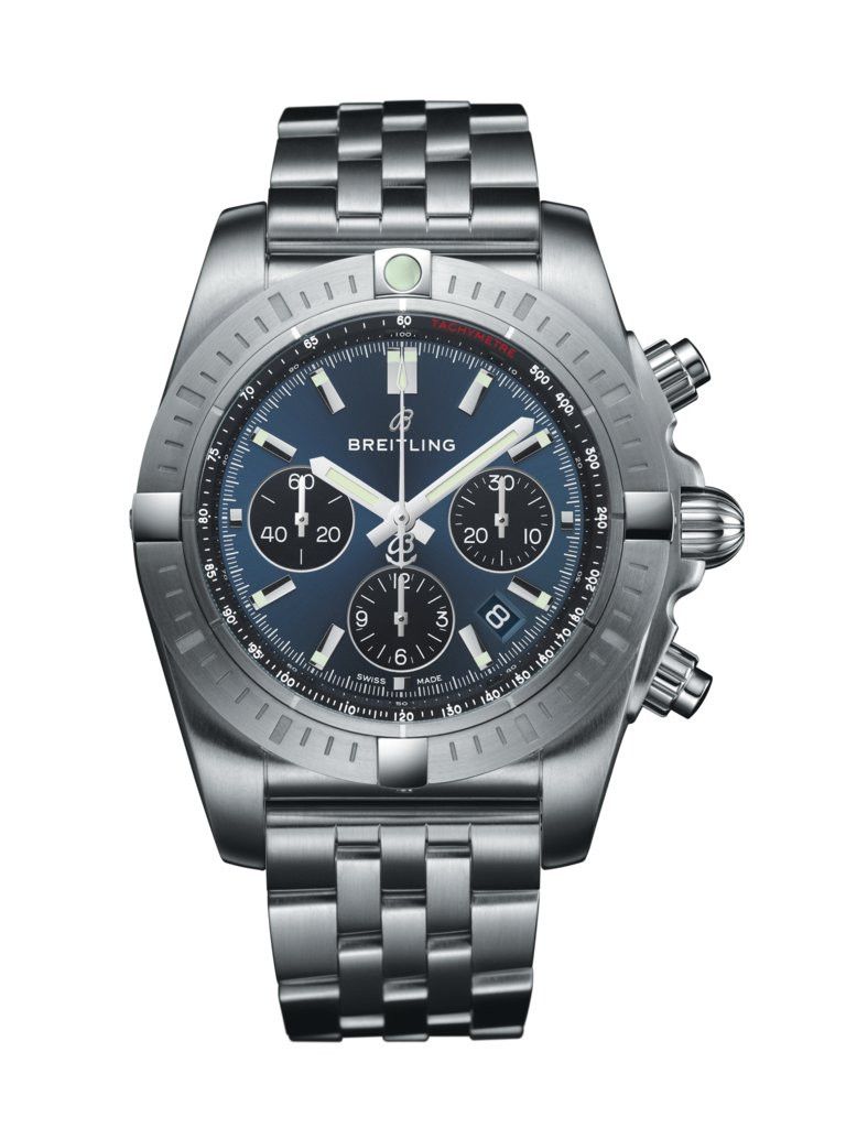 Breitling o1mt1gz0125 Size: OS / Chronomat 44 Watch in Blue & Silver Size ONE SIZE - 1 Thumbnail