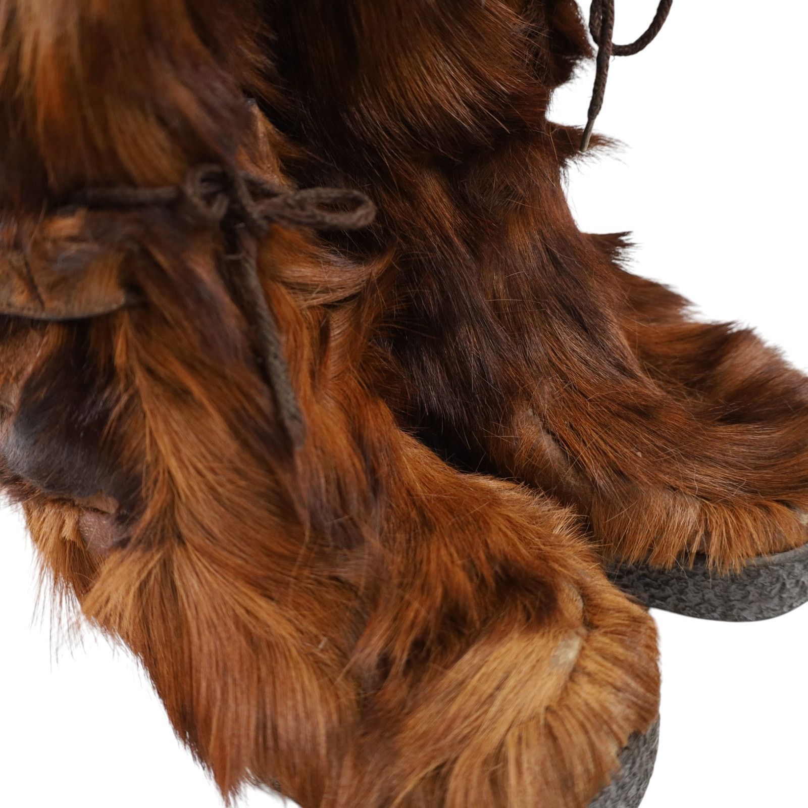 Vintage True Vintage 70s Italian Goat Skin Long Hair Boots Size US 11 / IT 41 - 5 Thumbnail