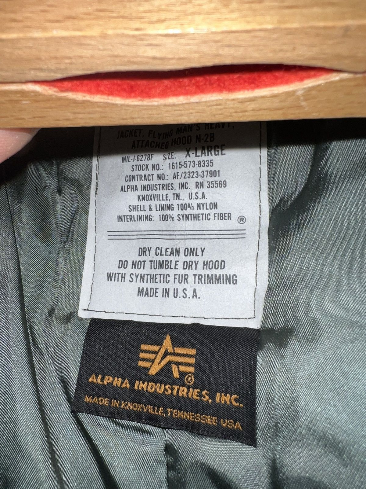 Alpha Industries Alpha Industries N-2B Vintage Bomber Jacket Size US XL / EU 56 / 4 - 7 Thumbnail