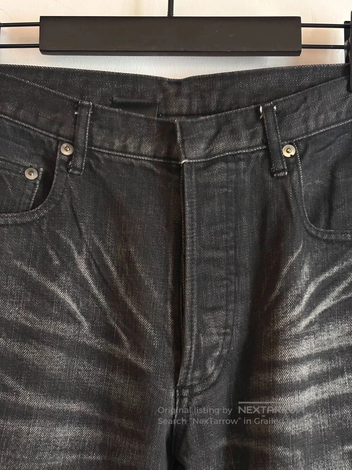 Dior Dior Homme SS 2003 Black Denim Pants. Size US 32 / EU 48 - 3 Thumbnail