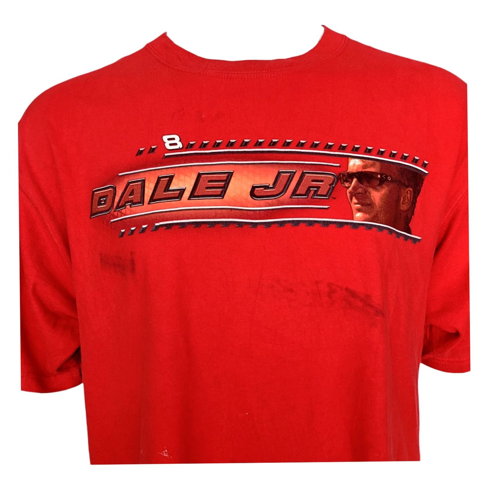 Chase Authentics VINTAGE Chase Authentics Dale Jr Racing T-Shirt XL Red 100% Cotton NASCAR Vintage Shirt Mens Size US XL / EU 56 / 4 - 3 Thumbnail