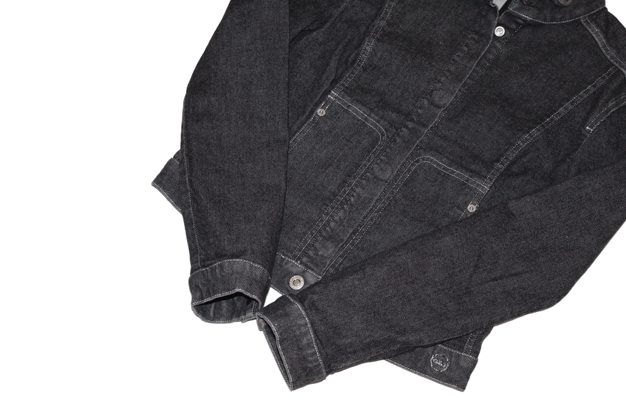 STRENESSE Strenesse Gabriele Strehle Snap Button Raw Denim Jacket Size M / US 6-8 / IT 42-44 - 5 Thumbnail