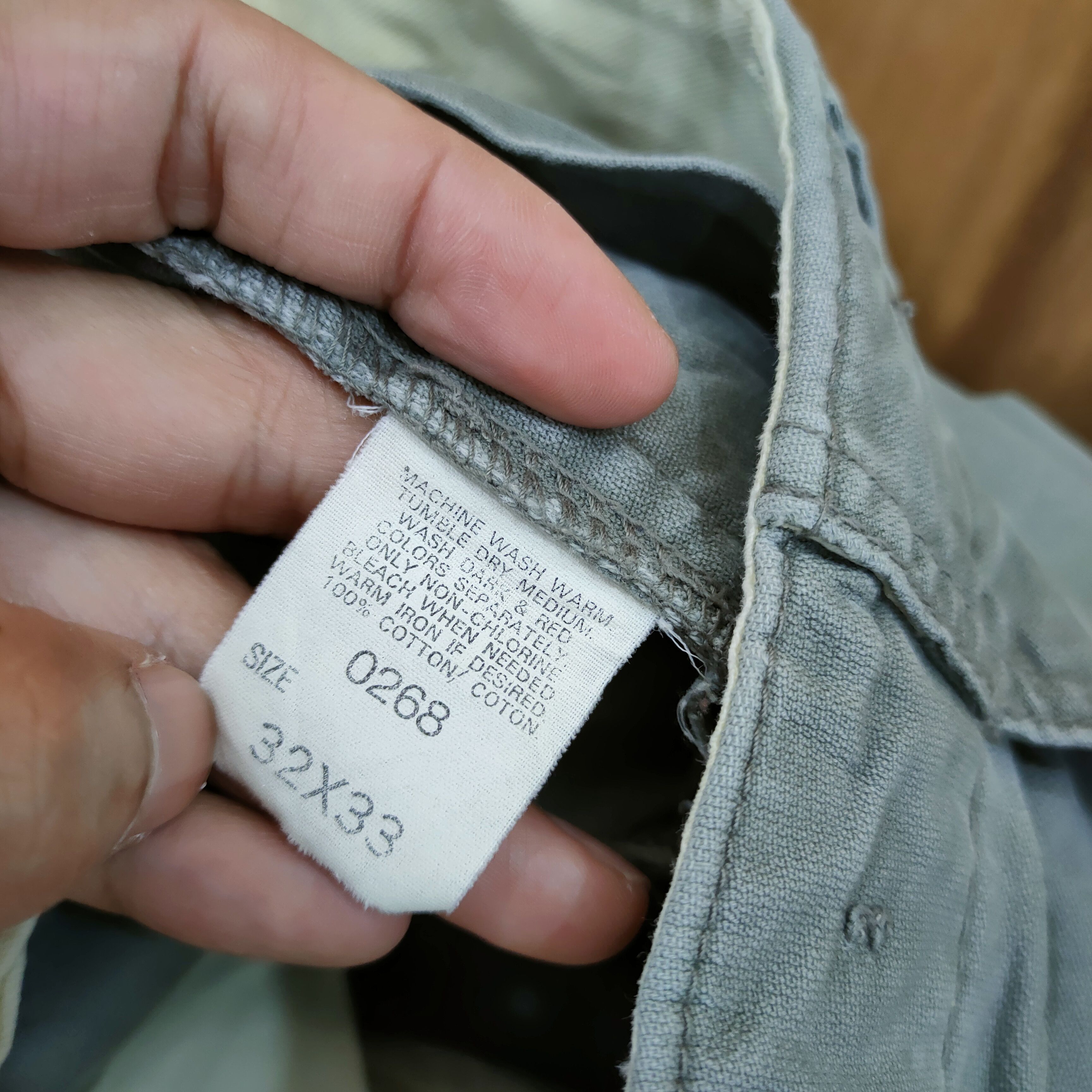 Lee VINTAGE LEE SANFORIZED BAGGY CARGO PANTS Size US 32 / EU 48 - 14 Thumbnail