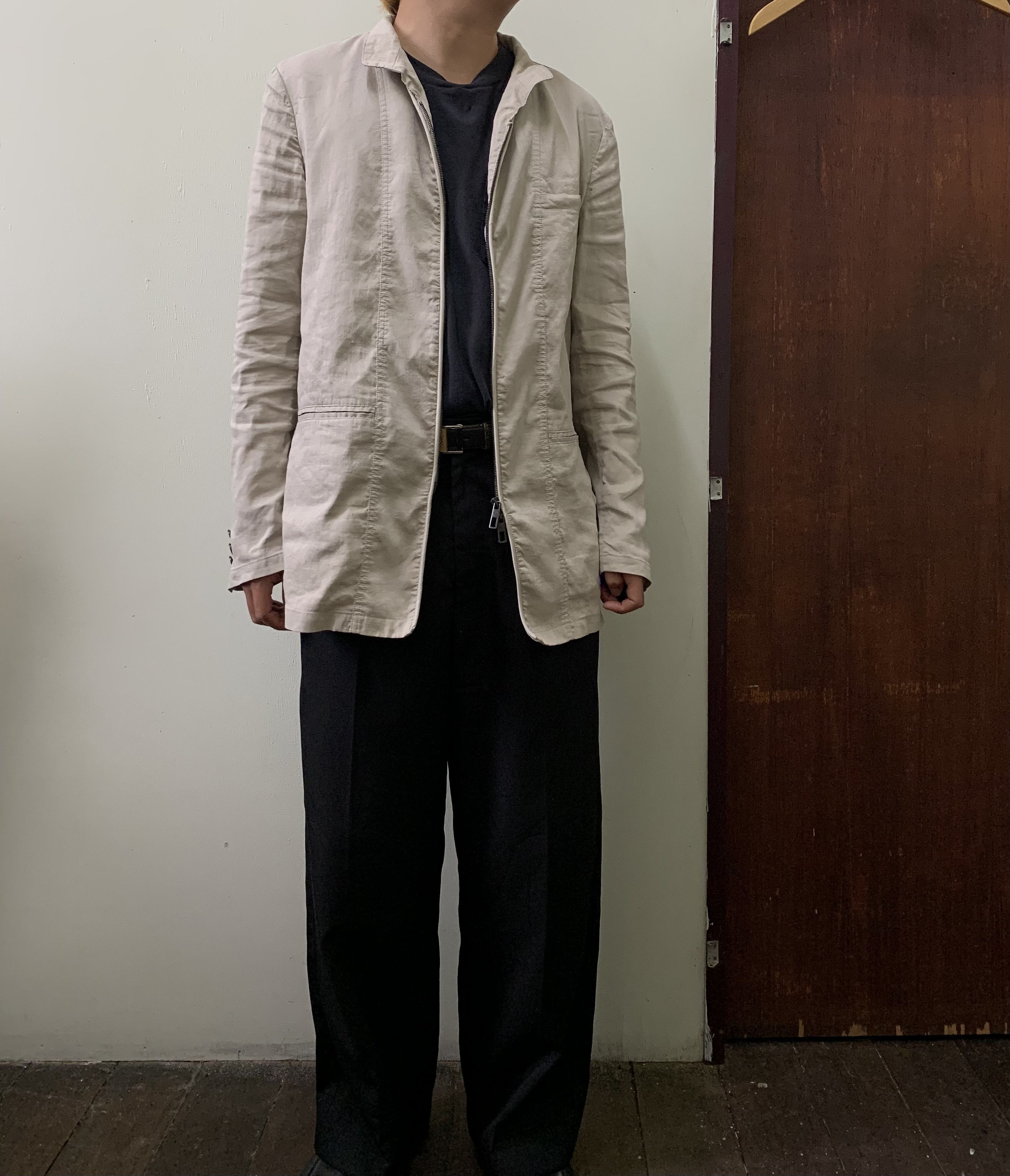 Giorgio Armani 🪡Vintage Giogio ARMANI Double Zip Jacket✨ Size US M / EU 48-50 / 2 - 6 Thumbnail