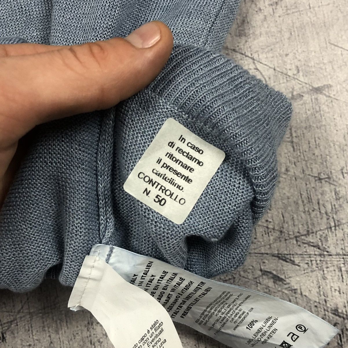 Designer × Fay Vintage Fay 100% Lino Italy Luxury Designer Sweater y2k og Size US M / EU 48-50 / 2 - 11 Thumbnail