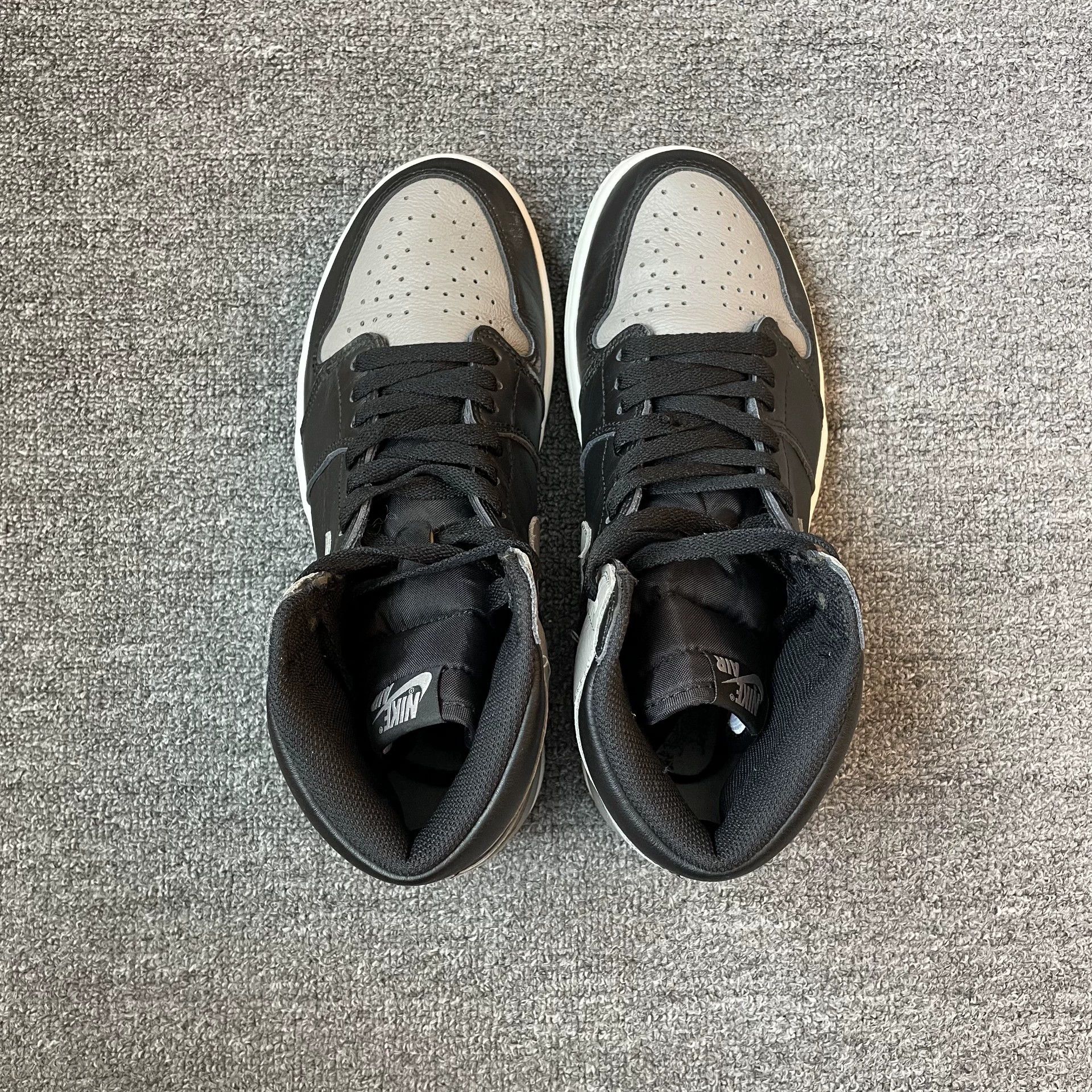 Nike Air Jordan 1 High Shadow Black/Gray 99 New No Box 42.5 Size US 9.5 / EU 42-43 - 3 Thumbnail