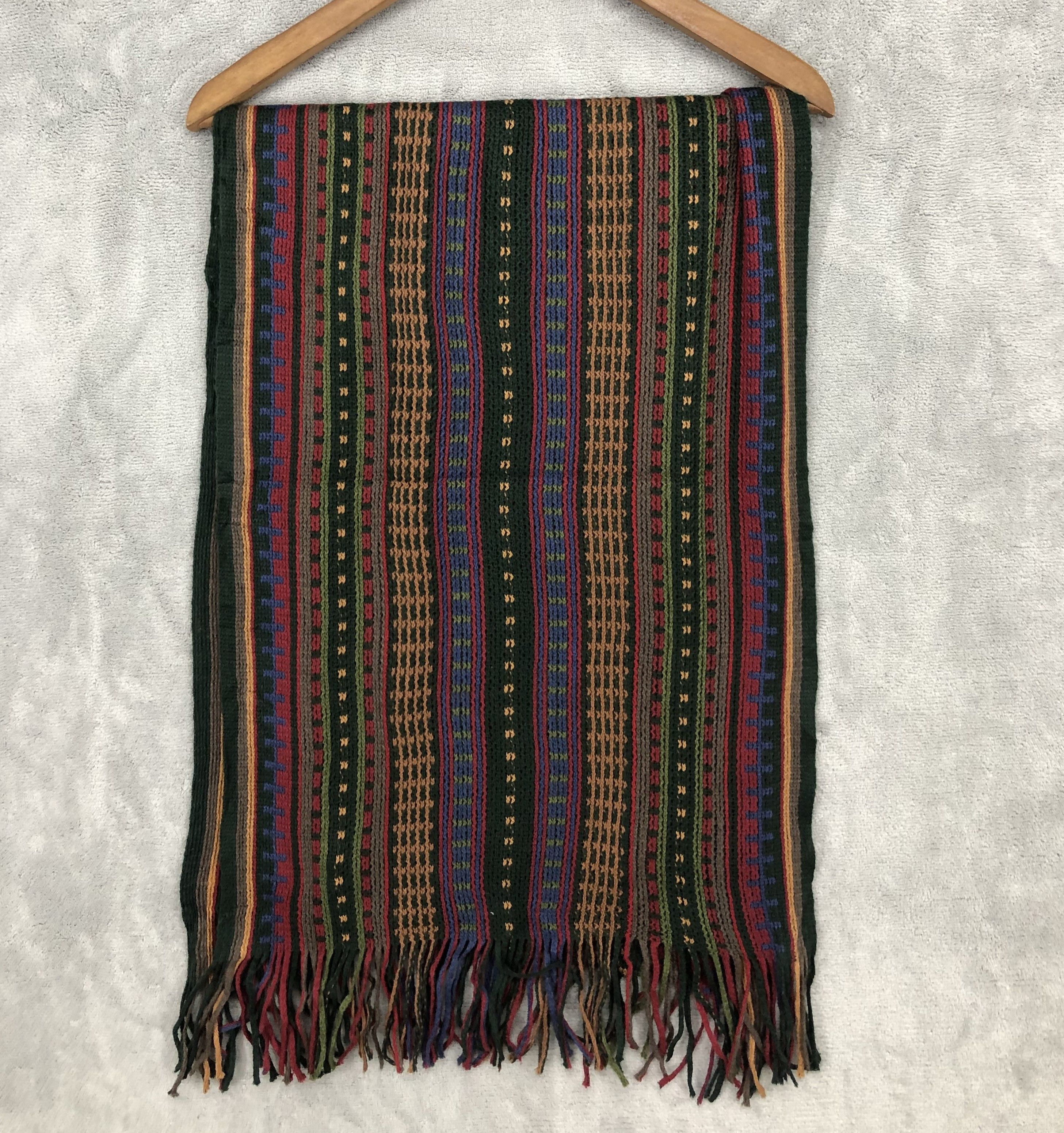 Japanese Brand × Vintage Vintage Omu Kawabe Scarf Muffler Neck Scarf Size ONE SIZE - 1 Thumbnail