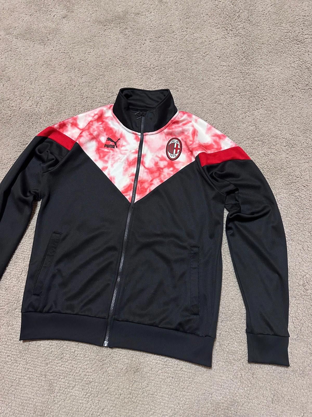 Puma Puma Ac Milan 2021/22 Football Soccer Track Jacket Sz M Size US M / EU 48-50 / 2 - 3 Thumbnail