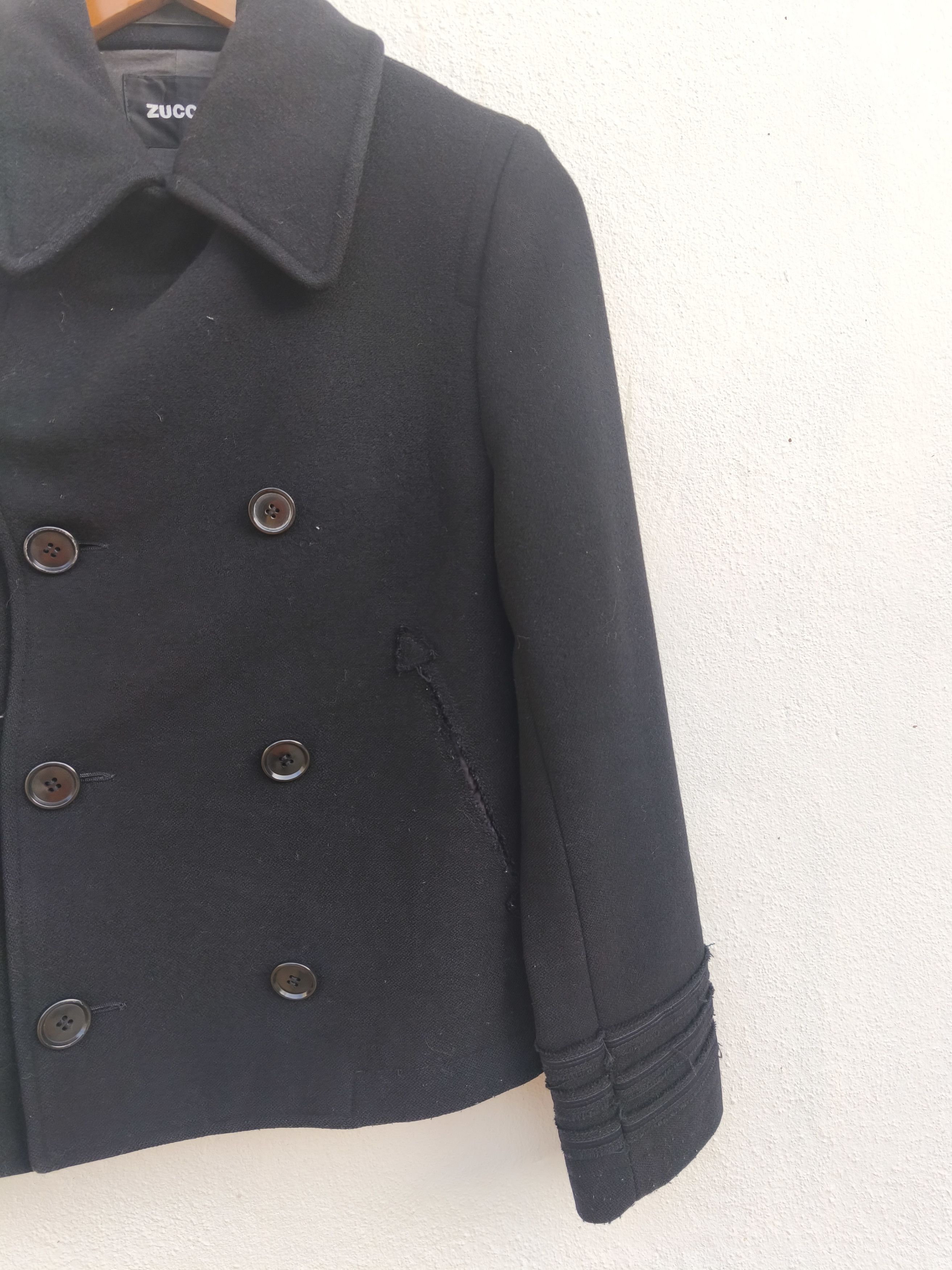 Zucca Zucca peacoat wool coat Cabane de Zucca by Issey Miyake Size US S / EU 44-46 / 1 - 2 Thumbnail