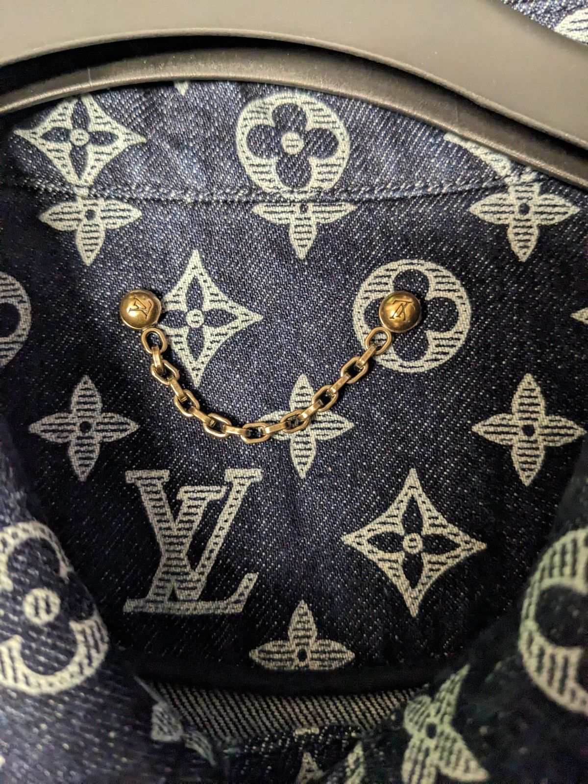 Louis Vuitton LOUIS VUITTON X KIM JONES DENIM MONOGRAM JACKET Size US L / EU 52-54 / 3 - 11 Thumbnail