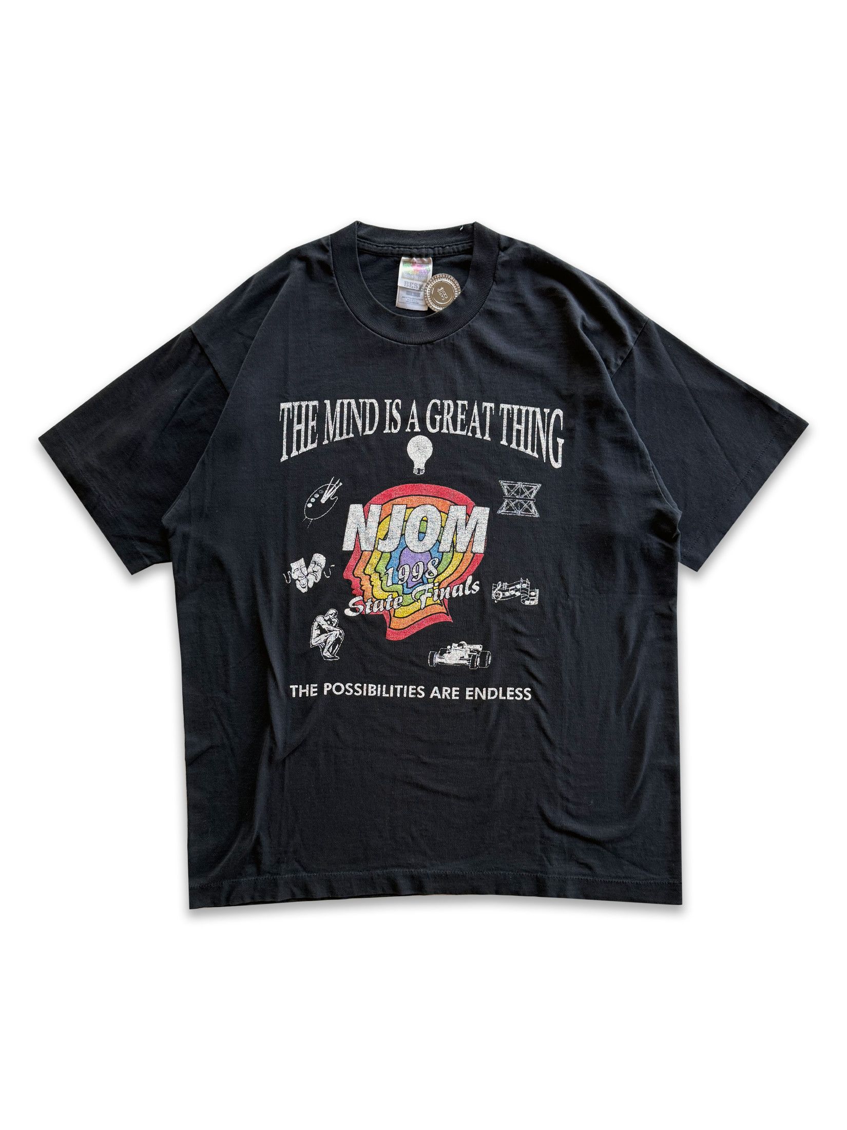1998 Vintage NJOM (New Jersey Odyssey of the Mind) Tee