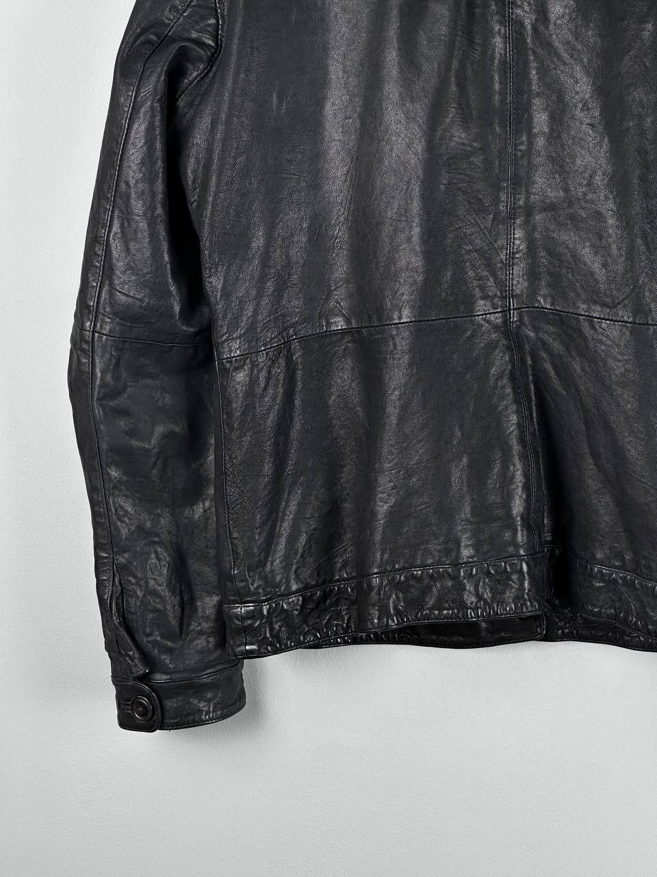 DKNY Vintage Indie Sleaze DKNY Racing Leather Jacket Size US M / EU 48-50 / 2 - 10 Thumbnail
