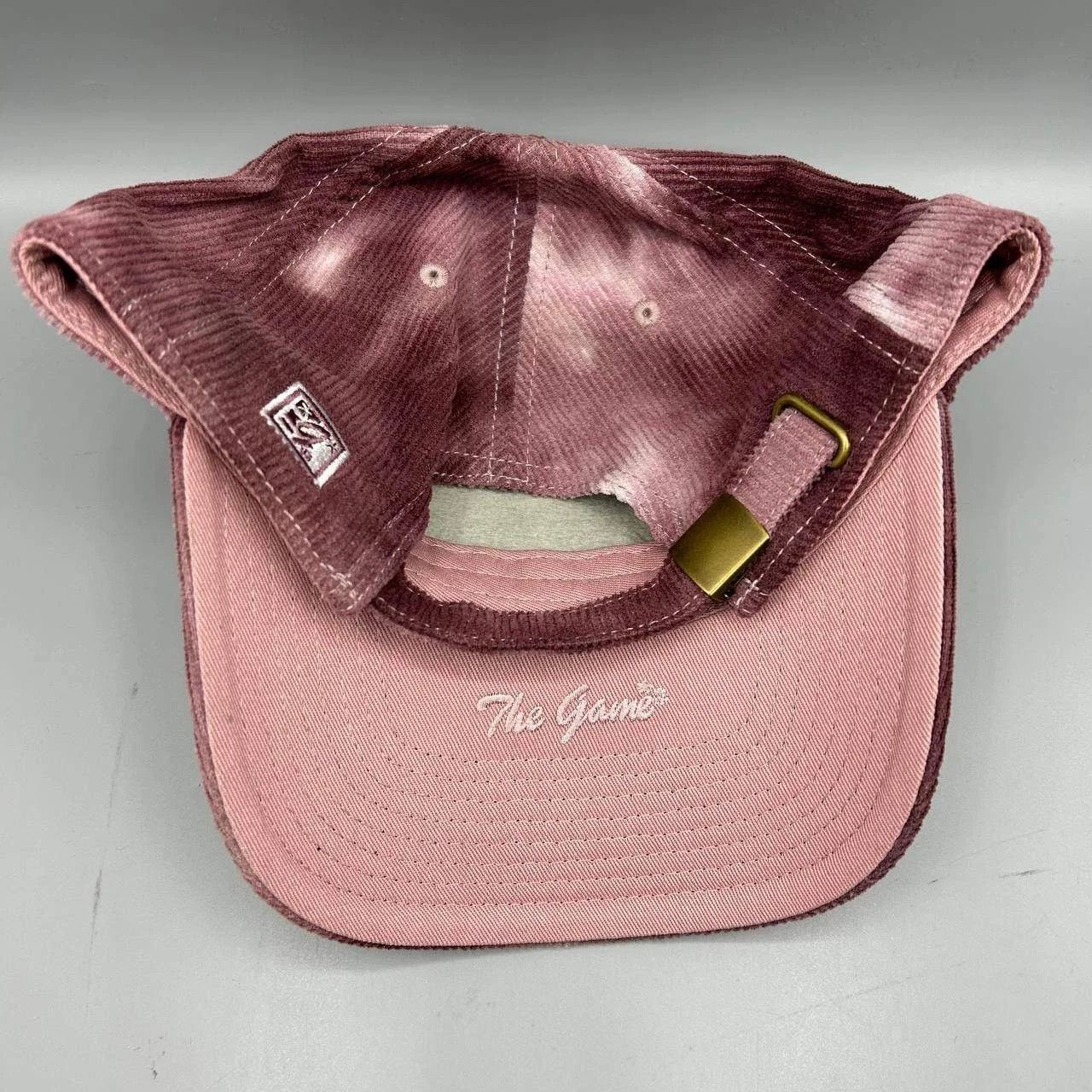 The Game Jackson Hole Hat Men Red Corduroy Embroidered Strap Back Size ONE SIZE - 5 Thumbnail