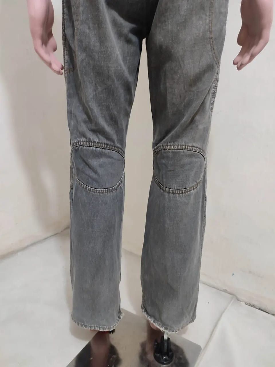 FCUK FCUK Biker Motorcycle Design Jeans Size US 29 - 7 Thumbnail