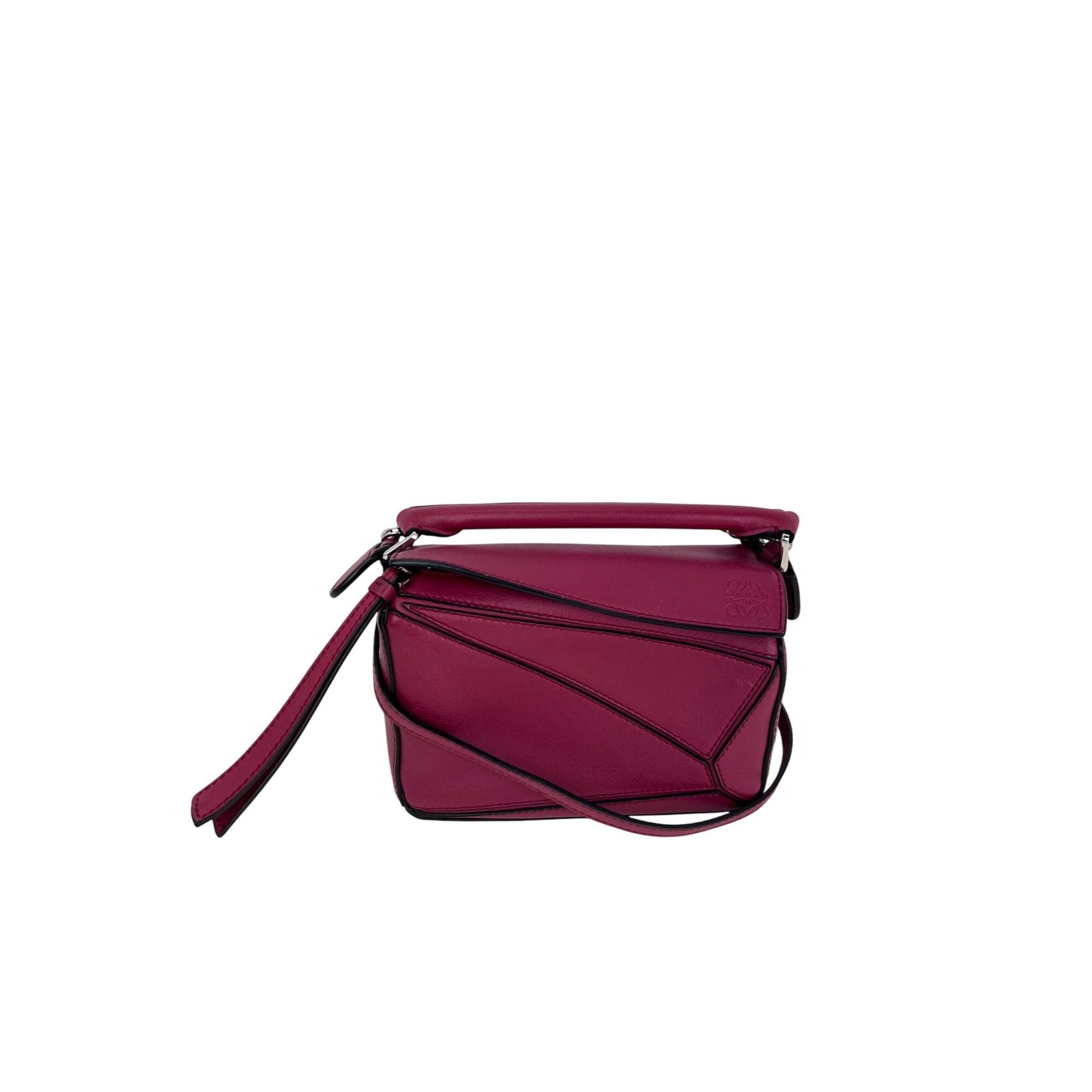 Loewe Loewe Calfskin Mini Crimson Puzzle Crossbody Hand Bag Size ONE SIZE - 1 Thumbnail