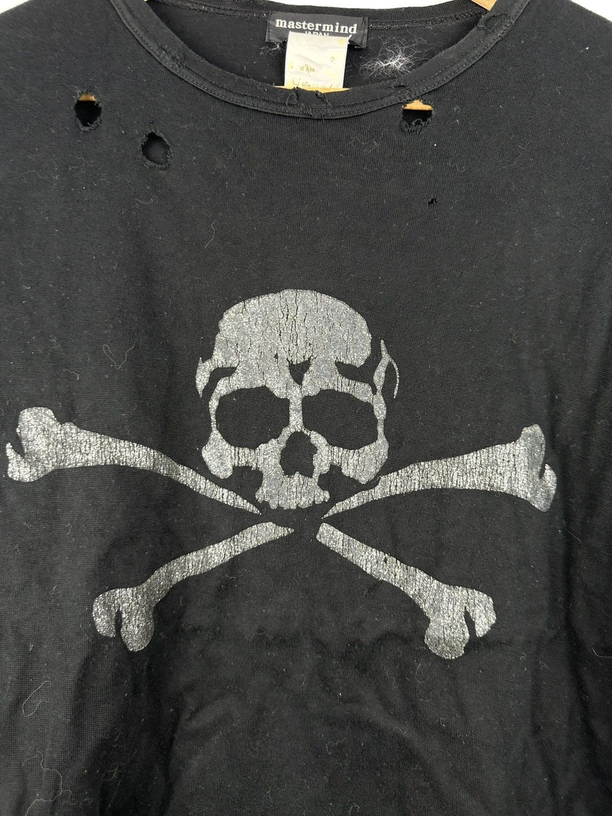 Mastermind World Mastermind Japan Skull By Yumi Anzai Distressed Motive Tee Size L / US 10 / IT 46 - 9 Thumbnail