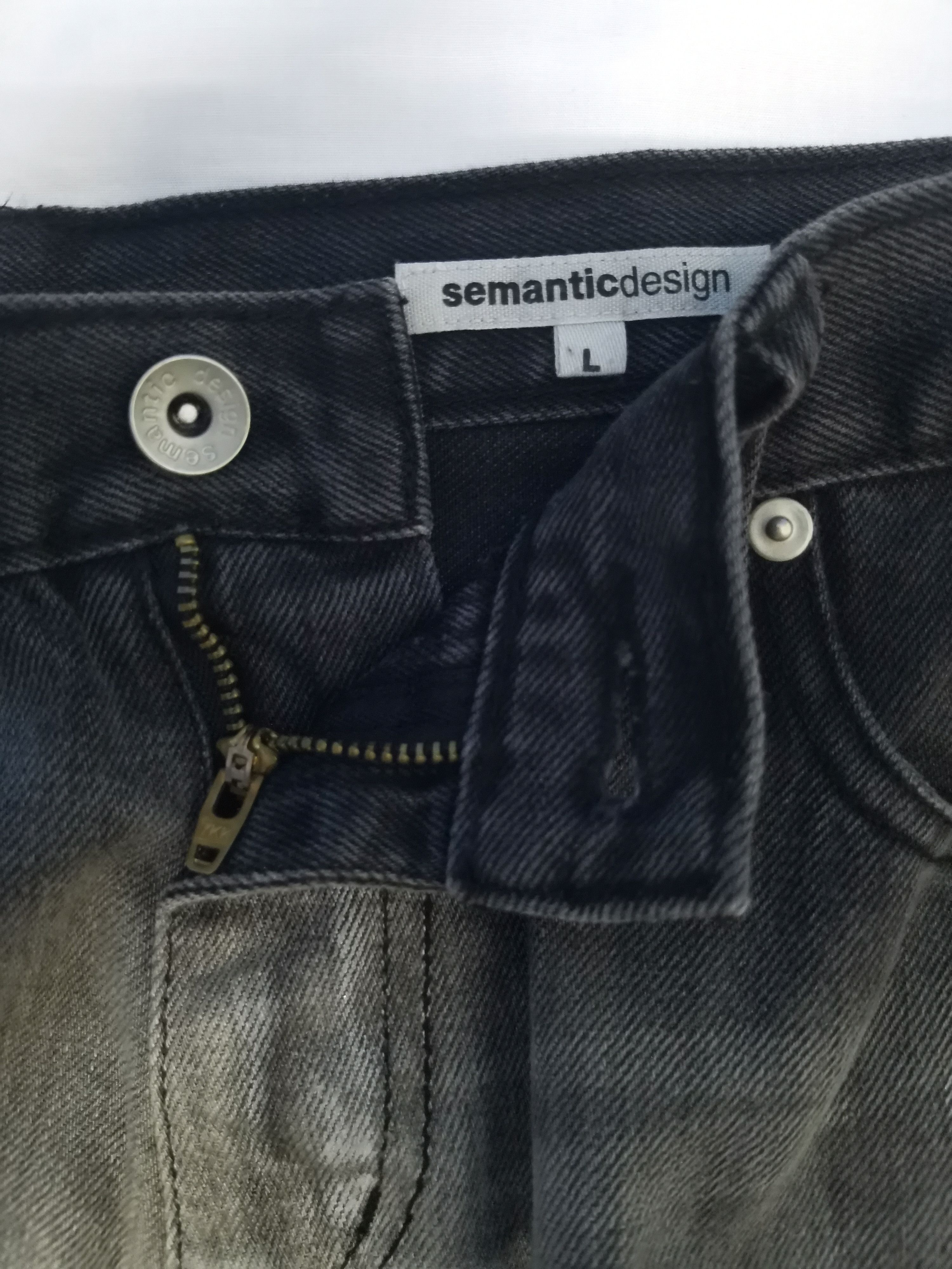 If Six Was Nine RARE Semantic Design Distressed Denim Jeans Paint Undercover Size US 32 / EU 48 - 5 Thumbnail