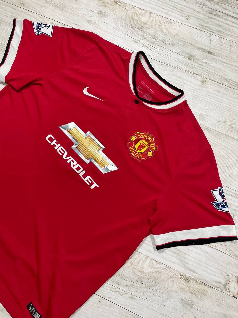 Nike Nike Manchester United 2014 2015 Di Maria #7 Home Shirt Size US XXL / EU 58 / 5 - 10 Thumbnail