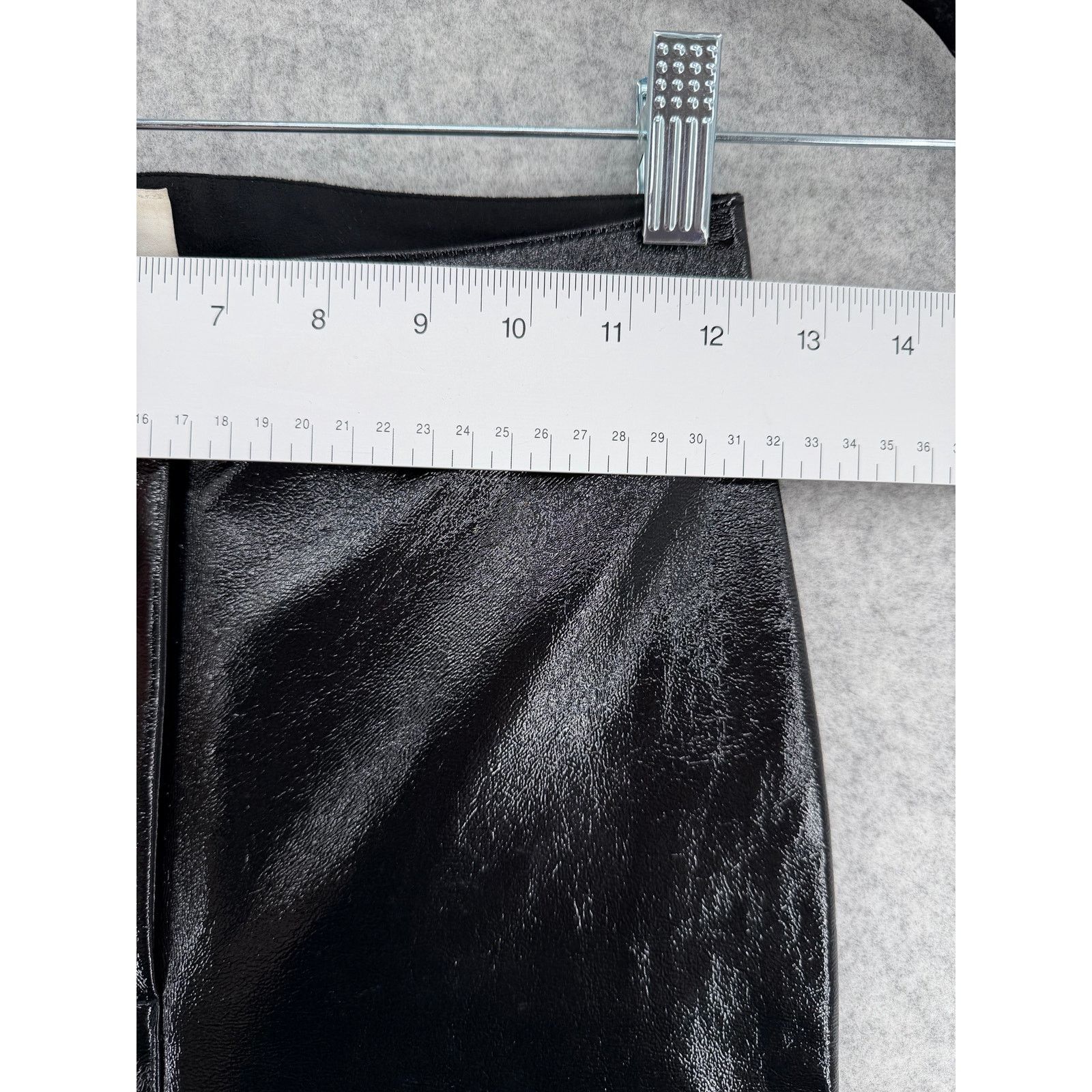 Aritzia Aritzia Wilfred Black Vegan Leather Straight Leg Trousers 00 Size 24" / US 00 / IT 34 - 10 Thumbnail