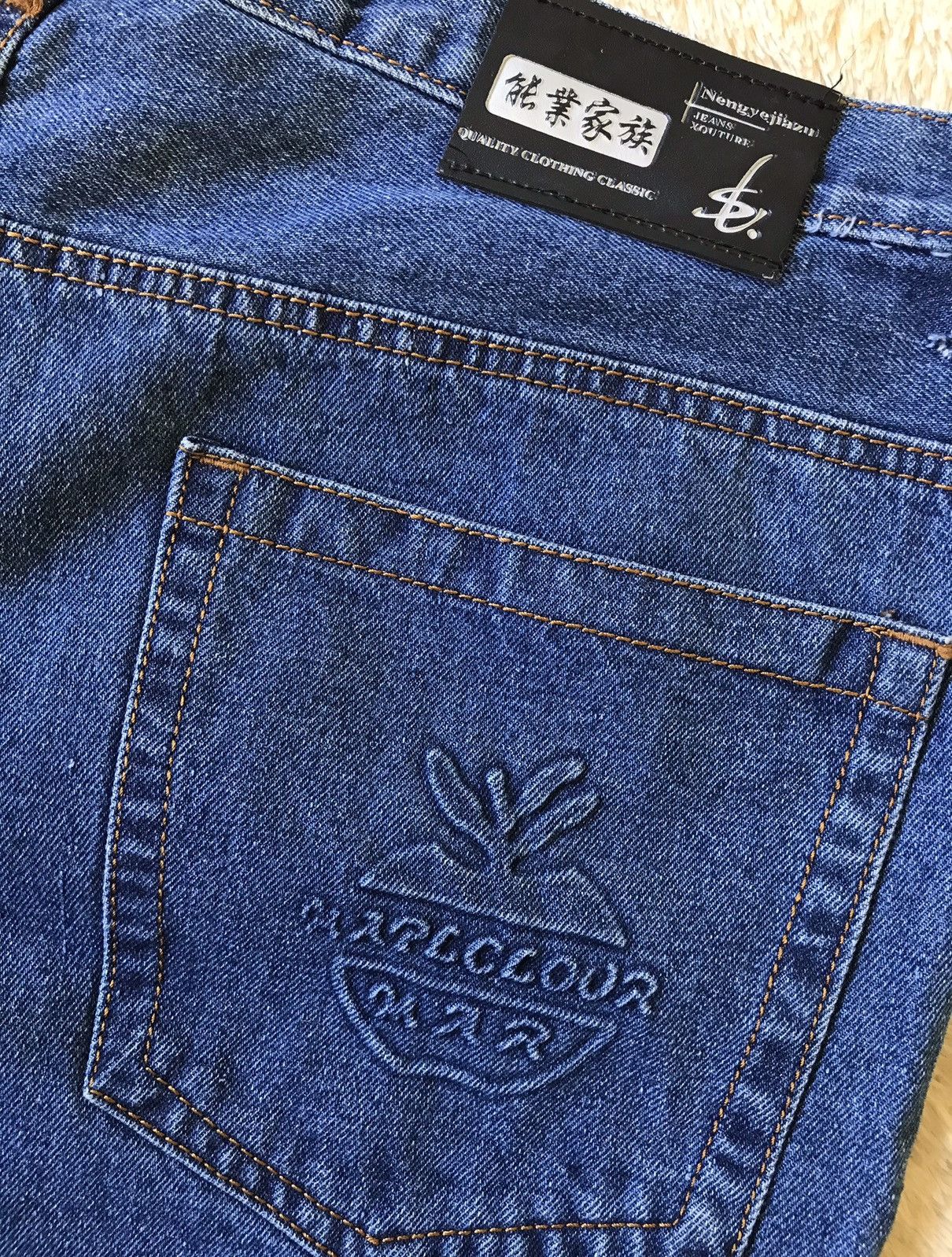 Apple × Japanese Brand AAPLCLOUR Denim Jeans Apple Size US 38 / EU 54 - 7 Thumbnail