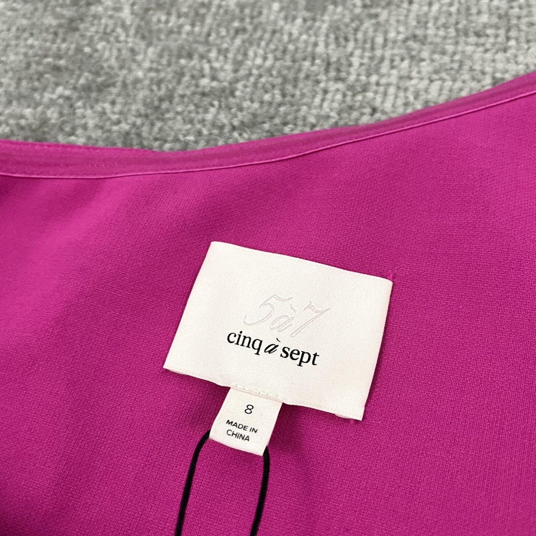Cinq a Sept CINQ a SEPT Coralisa Dress Women Size 8 Dragonfruit Pink Short Cocktail NEW 95 Size 30" / US 8 / IT 44 - 4 Thumbnail