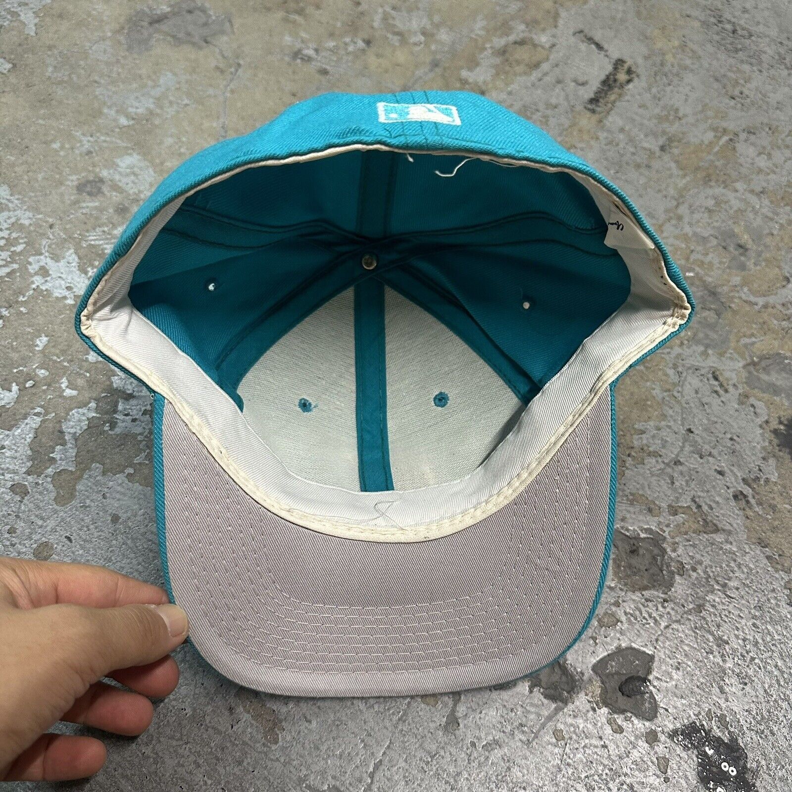 MLB × Sports Specialties × Vintage Vintage Sports Specialties Florida Marlins Fitted Hat 7 3/8 Size ONE SIZE - 3 Thumbnail