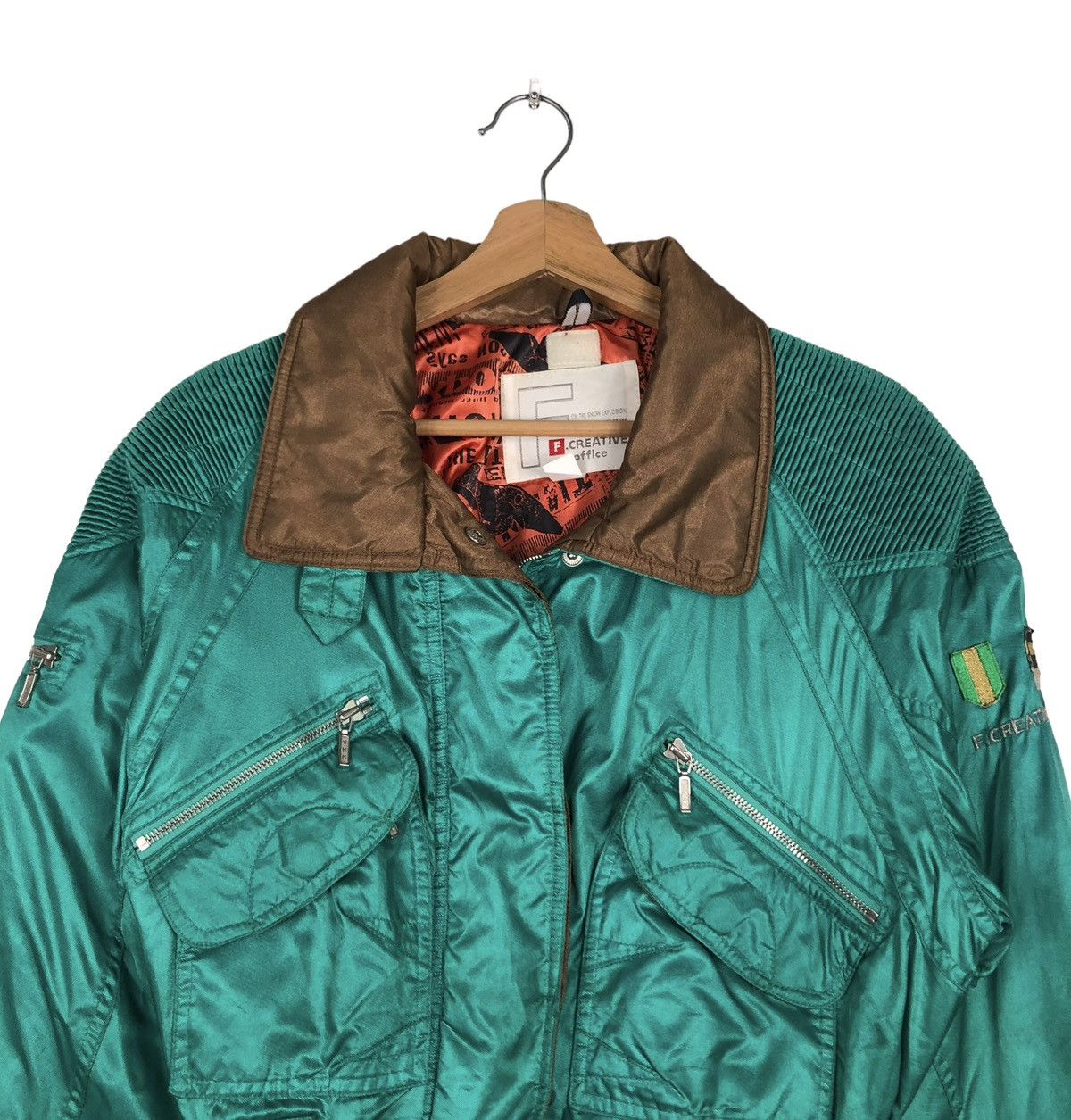 Japanese Brand 🔥VTG CROPPED SKI JACKET BONDAGE F CREATIVE ISSEY MIYAKE Size US L / EU 52-54 / 3 - 3 Thumbnail