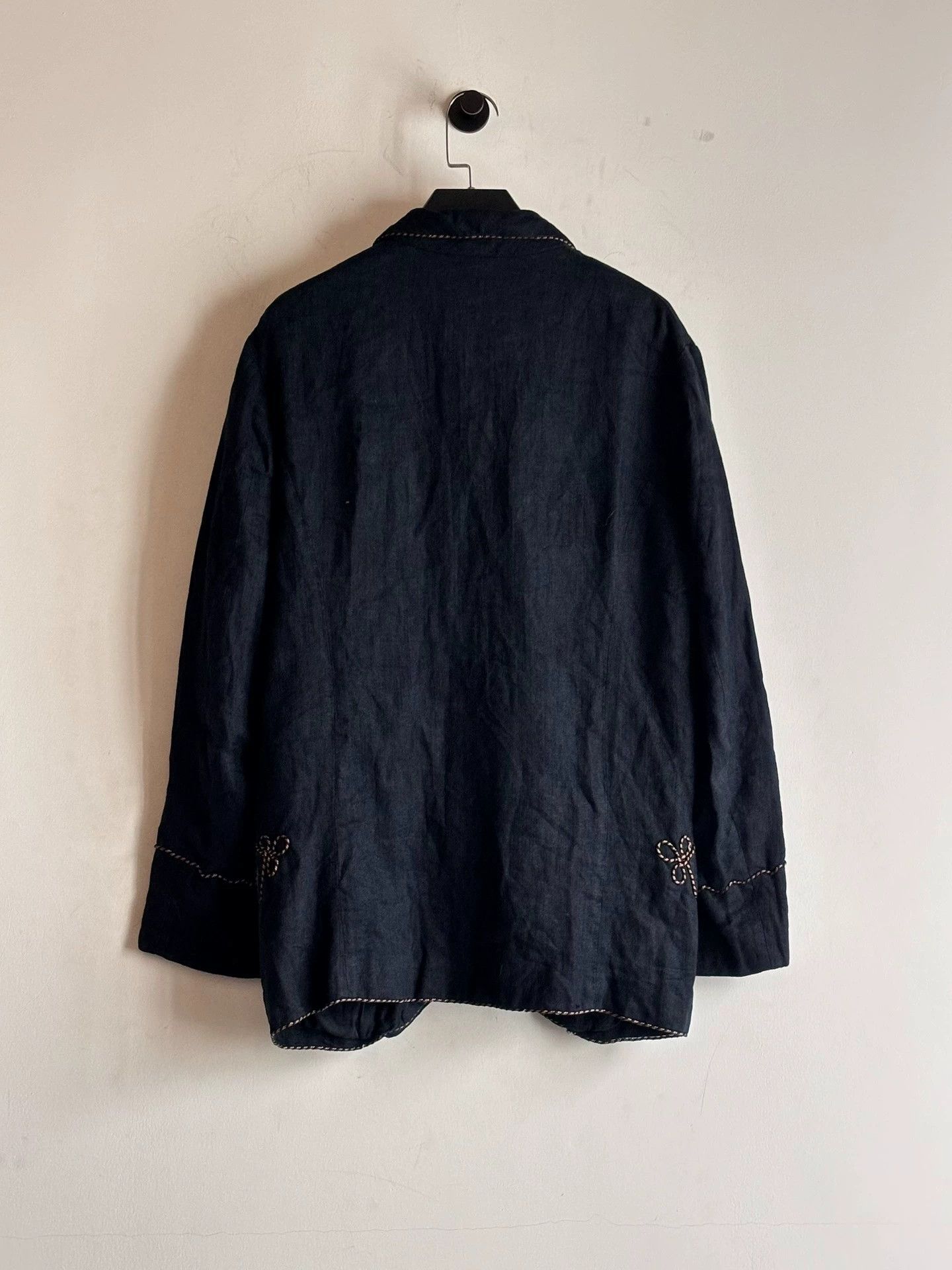 Dries Van Noten Dries Van Noten 2006 S/S Court Embroidered Linen Jacket M Size US M / EU 48-50 / 2 - 5 Thumbnail