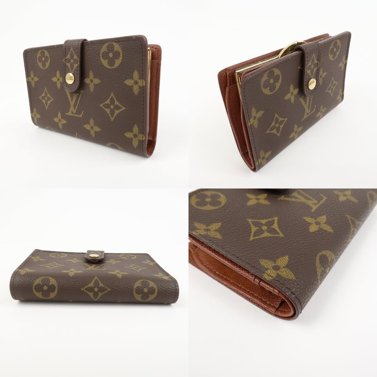 Louis Vuitton Louis Vuitton Monogram Porte Monnaie Billets Viennois Wallet Size ONE SIZE - 3 Thumbnail