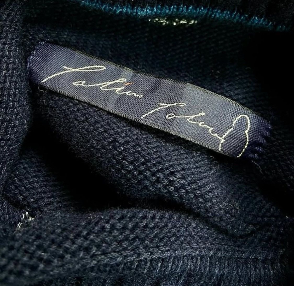 45rpm × Japanese Brand Pollas Palace Indigo Knitwear Size US M / EU 48-50 / 2 - 4 Thumbnail