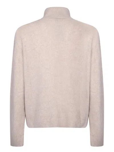 Tom Ford o1s22i1n0125 Cashmere And Silk Turtleneck Sweater in Beige Size US M / EU 48-50 / 2 - 2 Thumbnail