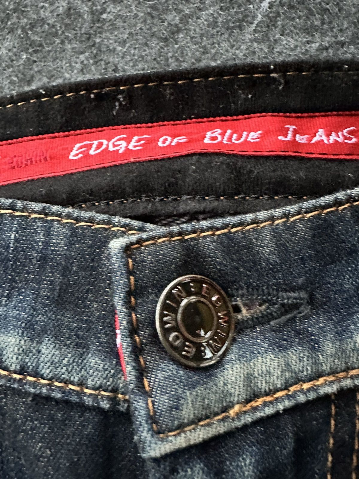 Edwin Vintage 90s Edwin Edge Of Blue 2 Layer Denim 29x33 D531 Size US 30 / EU 46 - 13 Thumbnail