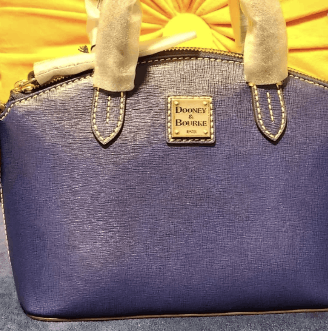 Dooney & Bourke NWT Dooney & Bourke Saffiano Ruby Marine Compact Crossbody Size ONE SIZE - 14 Thumbnail
