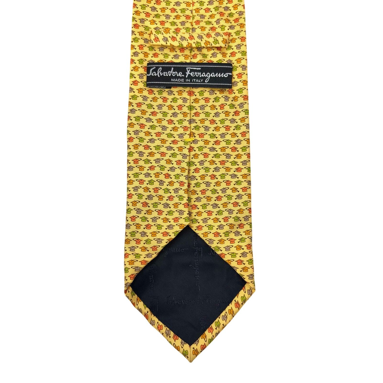 Salvatore Ferragamo Salvatore Ferragamo ‘Graduation Cap’ Tie Size ONE SIZE - 4 Thumbnail