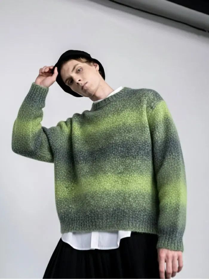 Other Horda Brand Maglione Verde Alta Qualità Made in Italy Size US L / EU 52-54 / 3 - 5 Thumbnail