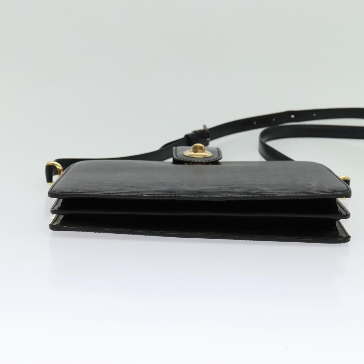 Louis Vuitton LOUIS VUITTON Epi Capuchin Shoulder Bag Black M52342 Size ONE SIZE - 5 Thumbnail