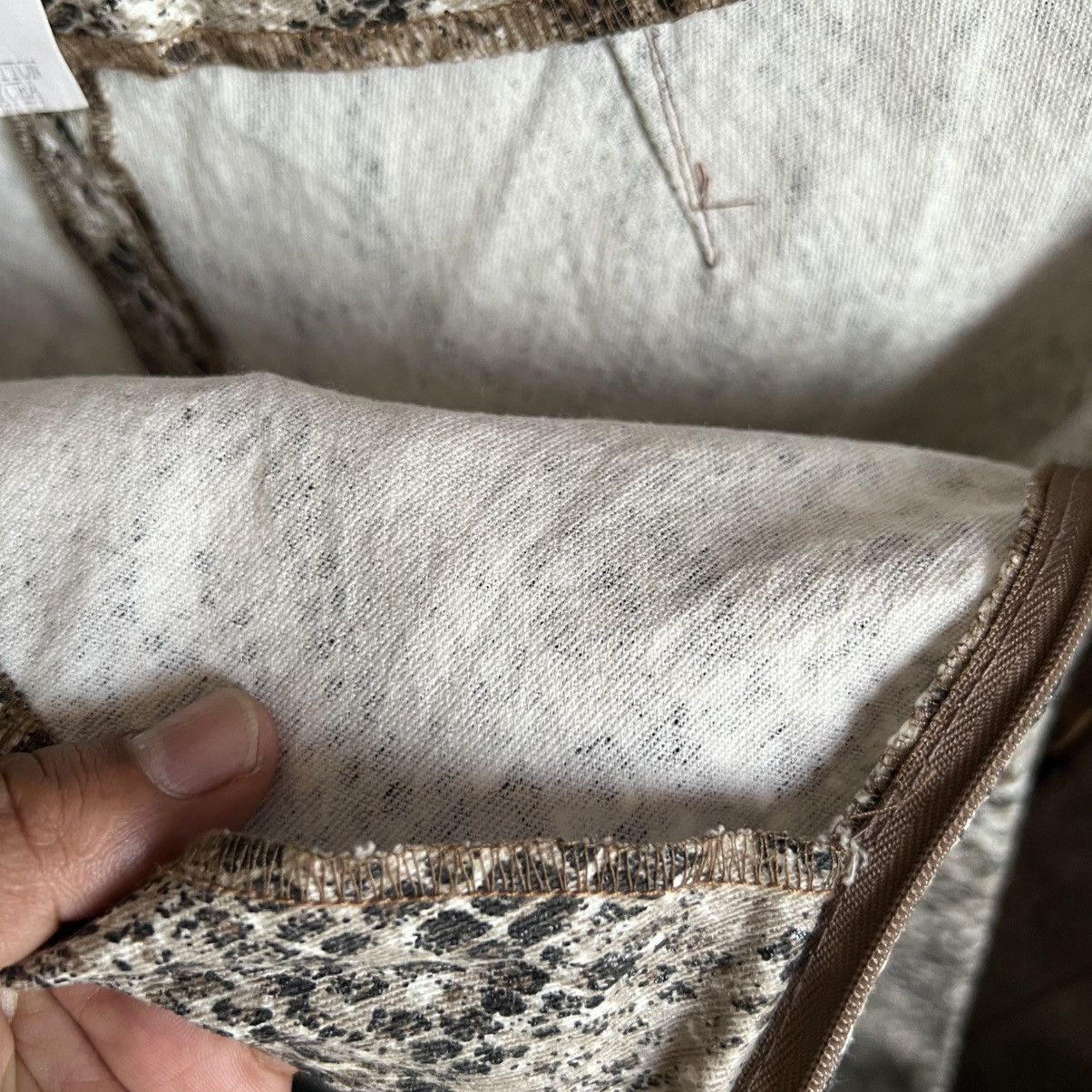 Designer × Vintage Vintage DINA BAR-EL SnakePrint Pant Size 32" / US 10 / IT 46 - 6 Thumbnail
